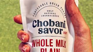 Chobani Savor - Squeeze it on top!