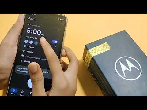 Motorola g82 5G alarm full setting | How to set alarm | alarm kaise lagaye