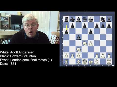 Classical Games #2: Anderssen - Staunton, London (1) 1851