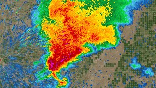 2019 Minneola, Kansas Supercell Radar Loop