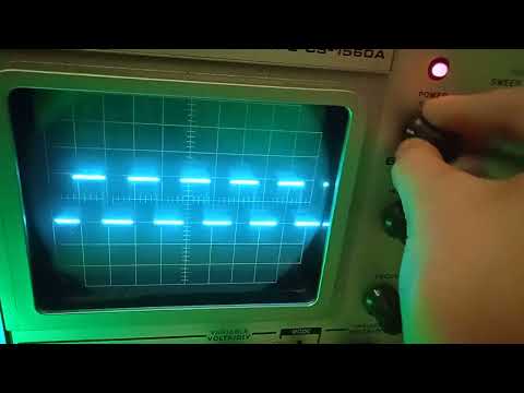 trio 15MHz oscilloscope cs-1560a test