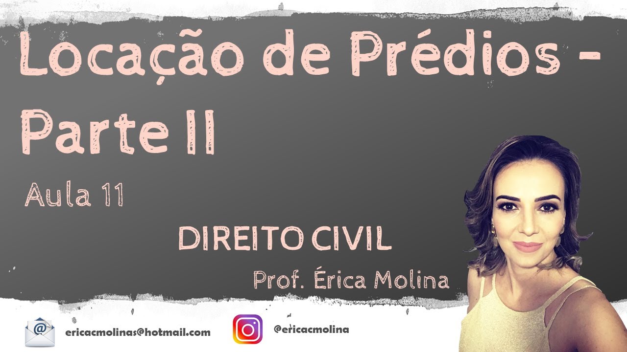 AULA 11 - LOCAÇÃO DE PRÉDIOS - PARTE 2