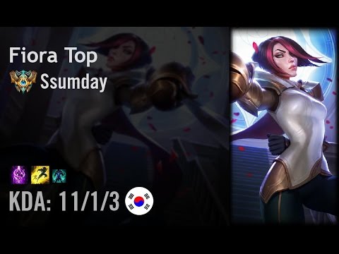 Fiora Top vs Kennen - Ssumday - KR Challenger Path 6.4