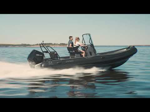 Zodiac Pro 7 RIB at sea