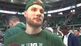 Kyle Ahrens post-game interview