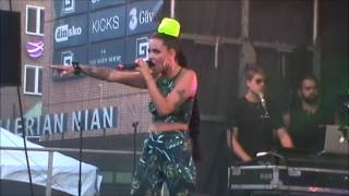 Cleo  - Tagga ner - med Kristin Amparo & Broke n´ Tipsy @ Sommarkväll Stortorget i Gävle9 juli 2014