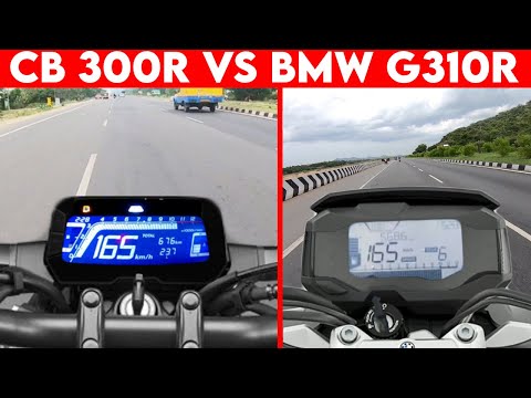 Honda CB 300R VS BMW G310R | 0 TO 100 | TOPSPEED BATTLE