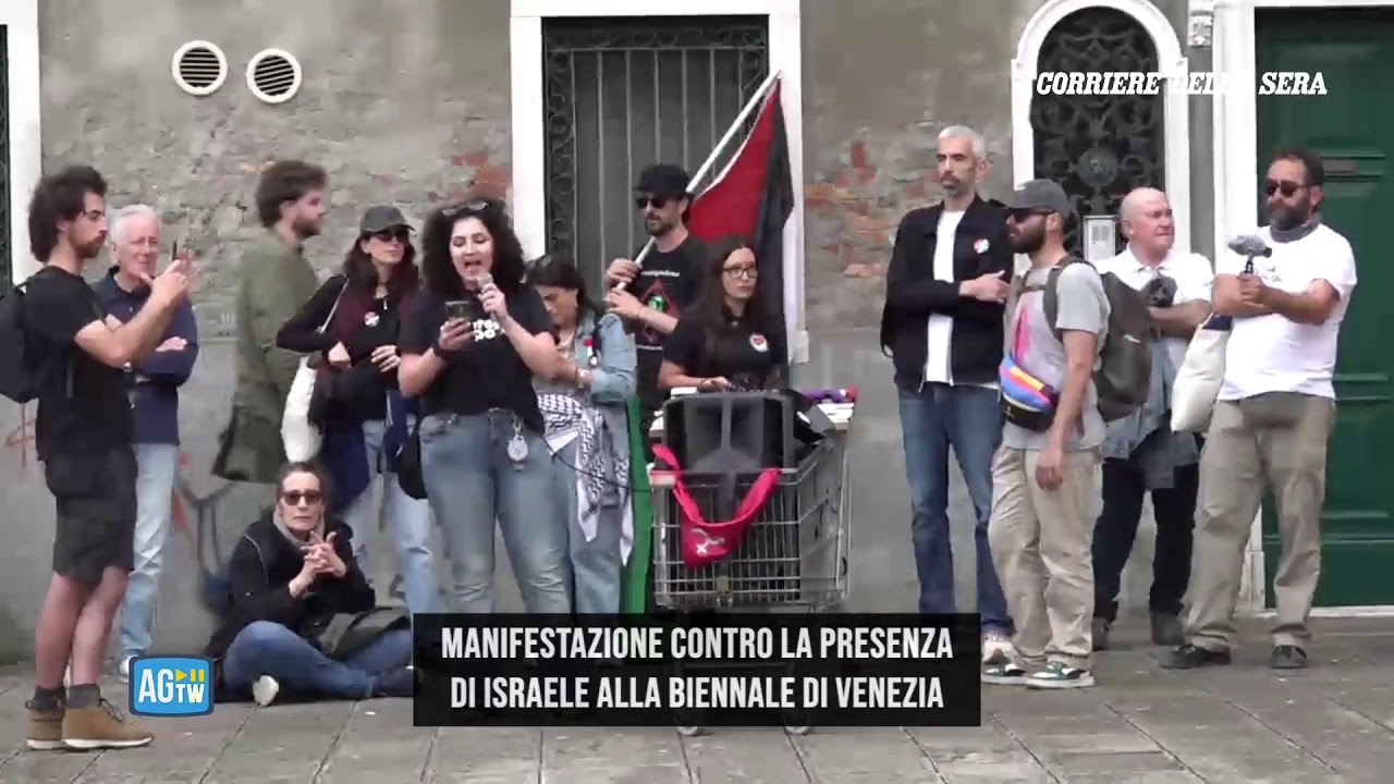 Biennale, manifestazione contro la presenza di Israele