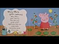 Peppa Pig Bedtime Rhymes Songs Mary Mary Quite Contrary