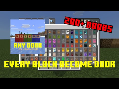 Any Door | Achievement Friendly! - Minecraft Bedrock Addons