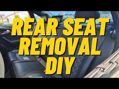 Full Rear Seat Removal DIY | C7 Audi A6/A7, S6/S7, RS6/RS7