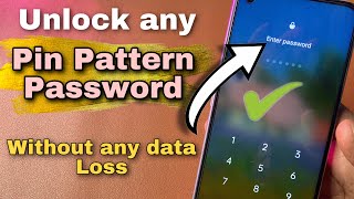 Unlock Any Xiaomi/Redmi/Mi/POCO Pattern Lock Without Data Loss | unlock mi phone without pattern