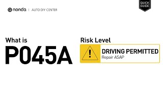 Meaning of OBD p045a