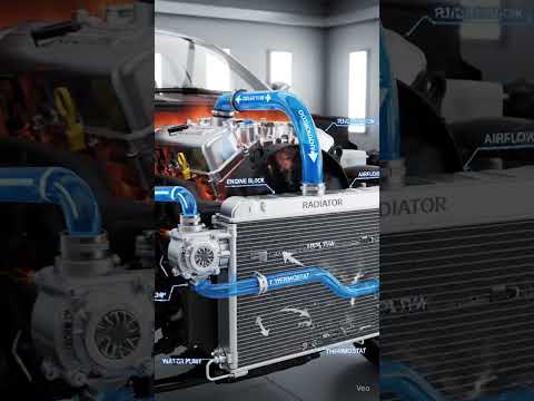How a Car Radiator Works | 3D Animation Explained
