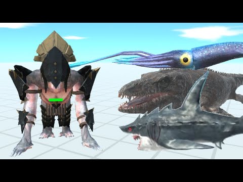 GORO NEW SKIN VS X3 AQUATICS   ANIMAL REVOLT BATTLE SIMULATOR