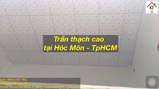 Làm trần thạch cao thả phòng trọ