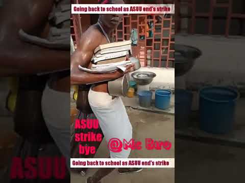 Going back to school as ASUU strike end's by MC biro