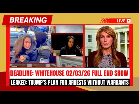 Deadline: WhiteHouse 02/03/26 FULL END SHOW | MSNBC BREAKING NEWS February 03, 2026