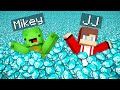 Mikey and JJ Survive The Diamond Flood in Minecraft (Maizen)