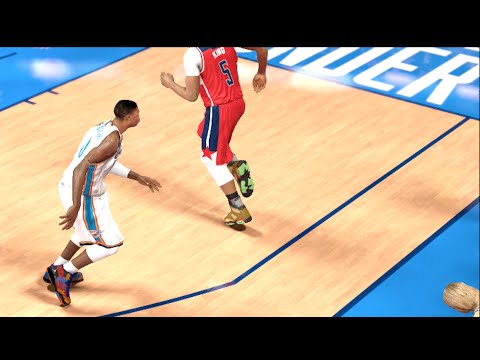 NBA 2K14| MY CAREER| PLAYOFFS FINALS G1- WESTBROOK BROKE D KING ANKLES!!!