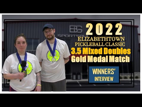 WINNERS CIRCLE: 2022 Elizabethtown Pickleball Classic: 3.5 Mixed Doubles Gold Medal Winners'
