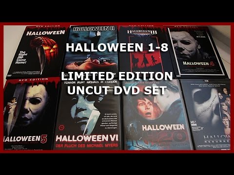 HALLOWEEN 1-8 - LIMITED UNCUT DVD COLLECTION UNBOXING
