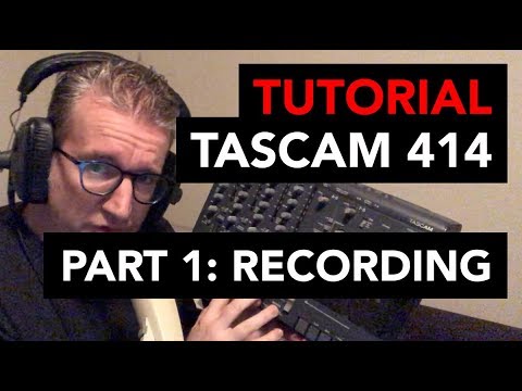 Tascam 414 tutorial / Matador - Garland Jeffreys / Part 1: RECORDING