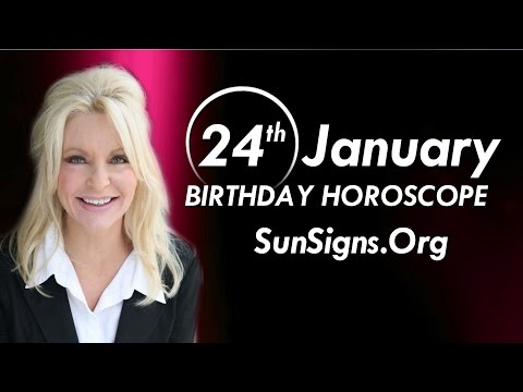 January 24 Zodiac Horoscope Birthday Personality - Aquarius - Part 1
