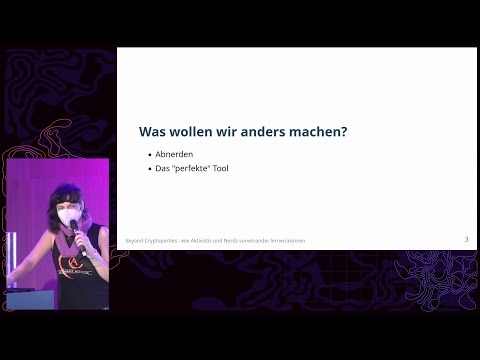 Video Thumbnail: 38C3 - Beyond Cryptopartys - wie Aktivistis und Nerds voneinander lernen können