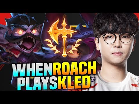 WHEN ROACH PLAYS KLED TOP! - SKT T1 Roach Plays Kled vs Vladimir Top! | Season 2020 KR SoloQ