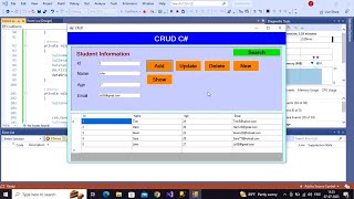 Download the video "Performing CRUD Operations Using C# and SQL Database"