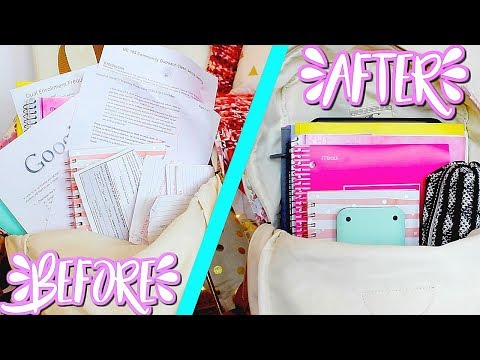 Part of a video titled How To Stay Organized Throughout the School Year - YouTube