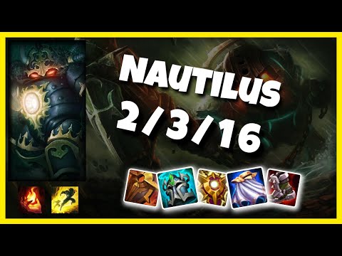 Nautilus Support 10.25 Challenger Gameplay Replay - S11 (2/3/16) - TURKISH
