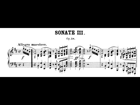 Chopin: Sonata No.3 in B Minor, Op.58 (Fialkowska, Kissin)