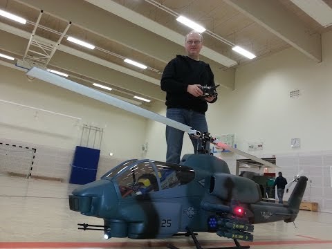 T-REX 500 ESP Maiden Bell AH-1 SUPER COBRA *HD*