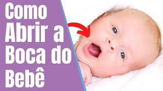 Como Fazer o Bebê Abrir a Boca Para Amamentar