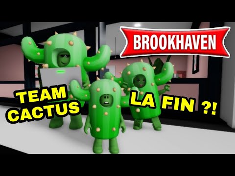 CACTUS ET SA TEAM EN DANGER ... C'EST LA FIN ?! BROOKHAVEN RP - ROBLOX