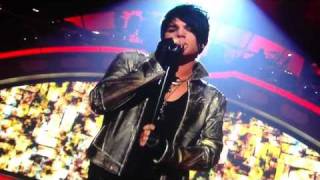 Adam Lambert Singing Ring of Fire
