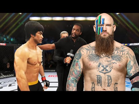 UFC 4 | Bruce Lee vs. Viking Erik (WWE) (EA Sports UFC 4)