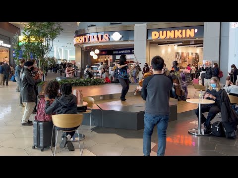 Apollo's Fire FLASH MOB in New York  (On the way to Carnegie Hall)