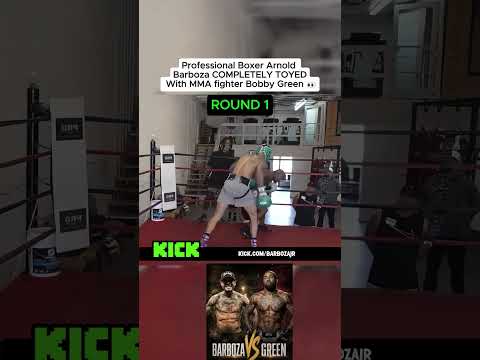 Professional Boxer Arnold Barboza COMPLETELY TOYED With MMA fighter Bobby Green