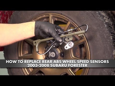 How to Replace Rear ABS Wheel Speed Sensors 2003-2008 Subaru Forester