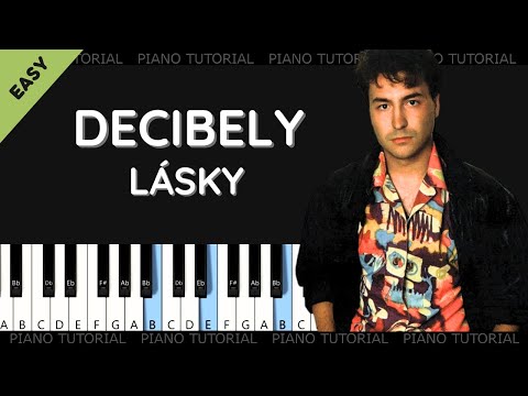 Michal David - Decibely lásky (piano tutorial / jak hrát)