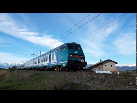 E.464 137 TITOLARE DEL REGIONALE IN TRANSITO A CENTALLO. (CN) 16 - 10 - 2016