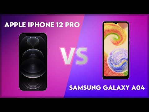 Apple iPhone 12 Pro vs Samsung Galaxy A04 Technical Comparison