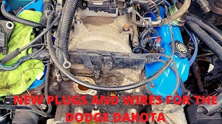 How to replace Spark Plugs and wires on a dodge Dakota