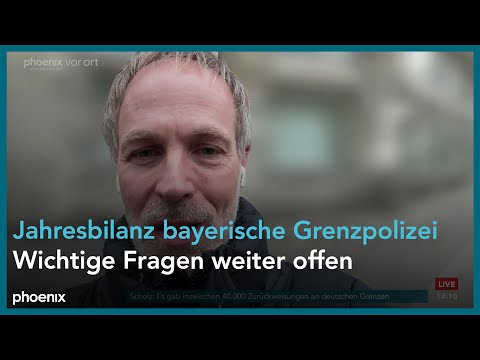 Sebastian Fiedler zur Jahresbilanz 2024 der Bayerischen Grenzpolizei am 06.02.25