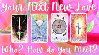 💕👤WHO IS YOUR NEXT NEW LOVE?🔮HOW DO YOU MEET? 💕Pick a Card Love Tarot Reading