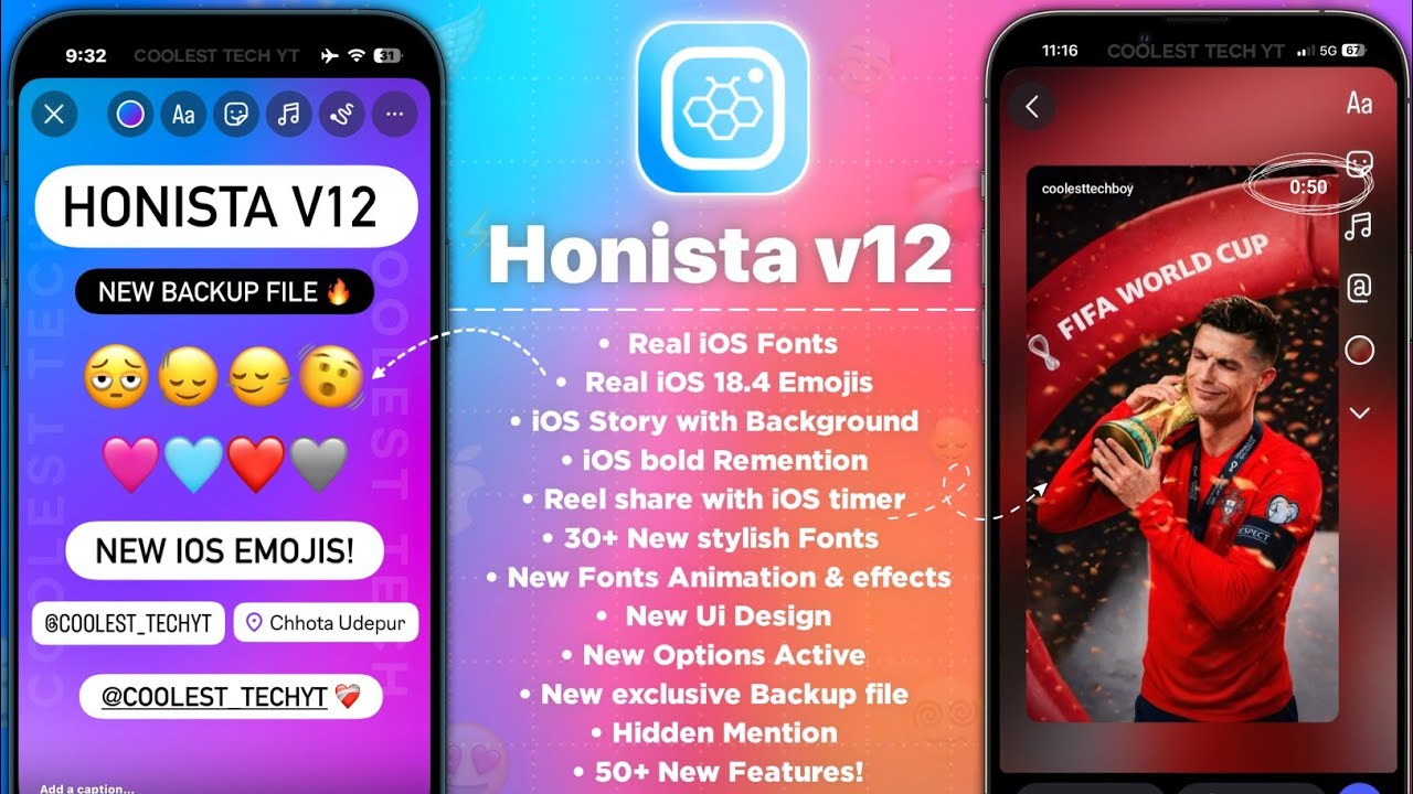 Honista v12 iOS Emojis & Fonts on Android | iPhone Emoji Method 2026 😍