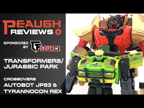 Video Review: Transformers x Jurassic Park - Autobot JP93 & TYRANNOCON REX